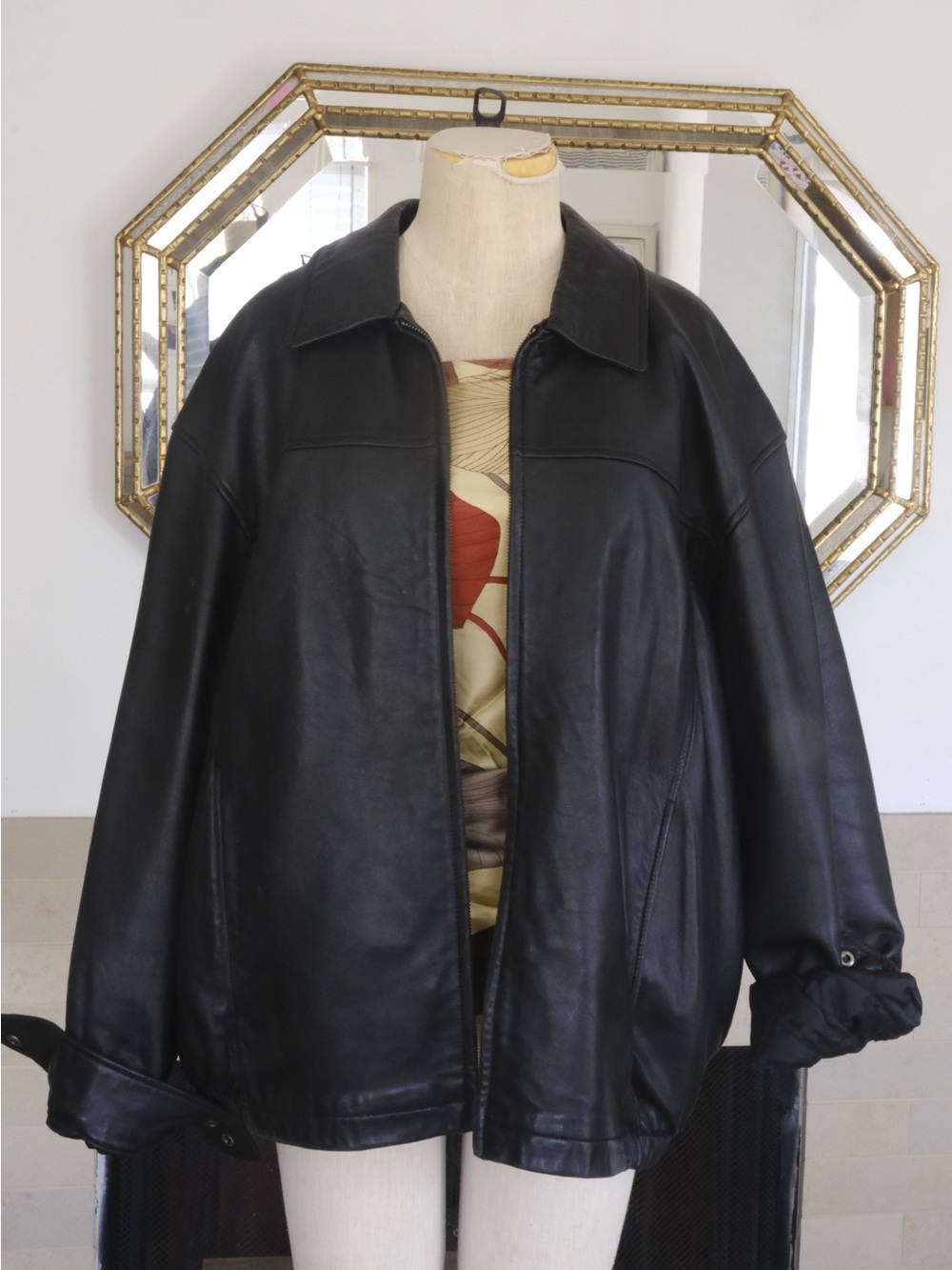 chereskin exterior vintage leather jacket